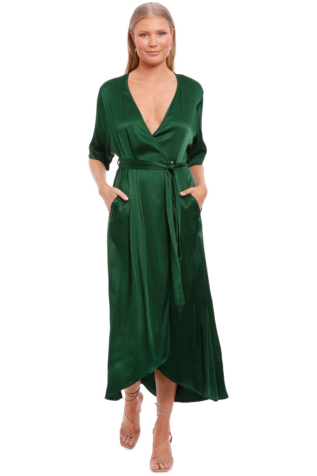 Kate sylvester green dress hot sale