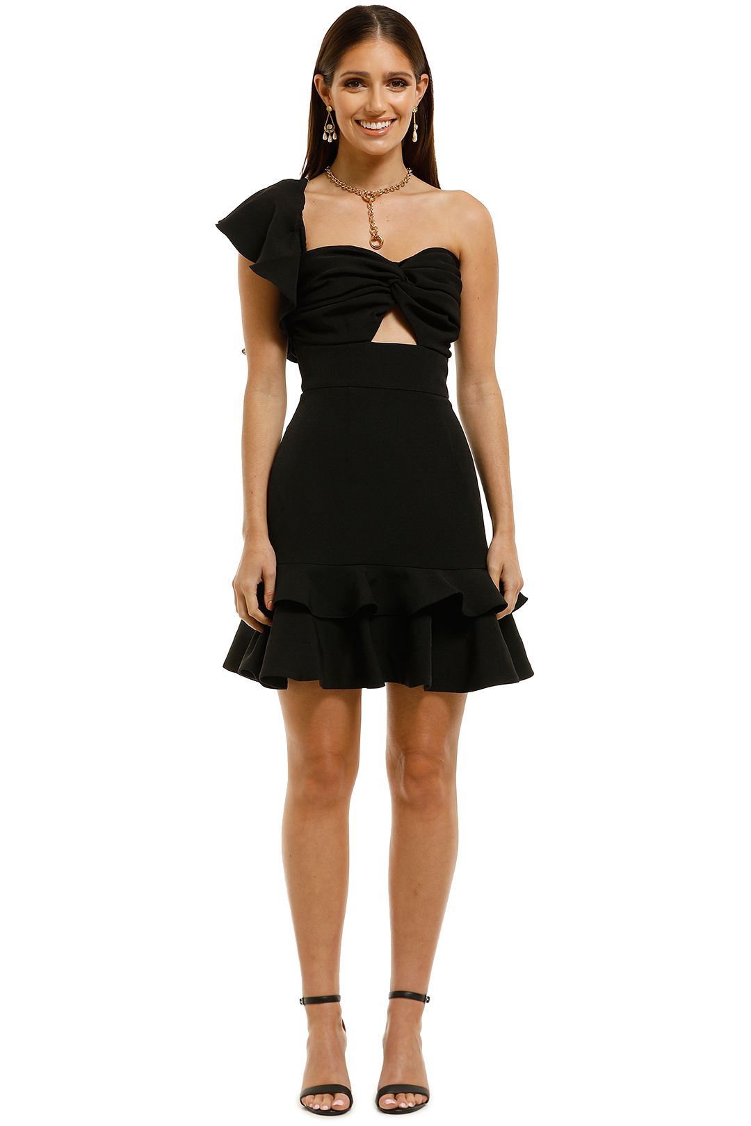 Keepsake-the-Label-Delight-Mini-Dress-Black-Front