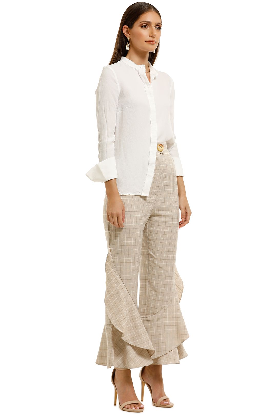 Keepsake-the-Label-Unison-Pant-Toffee-Check-Side
