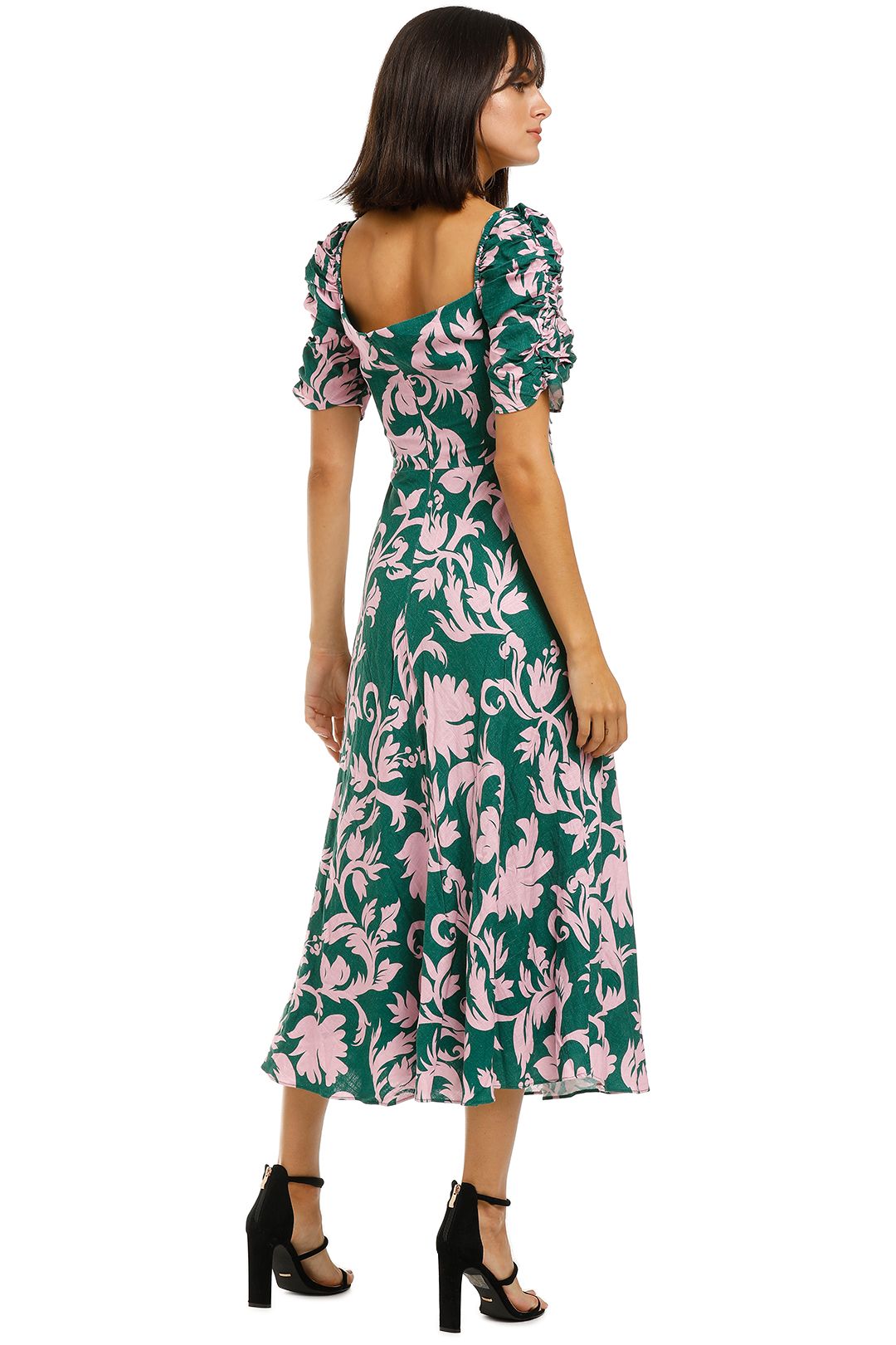 Coast jade lace outlet midi dress