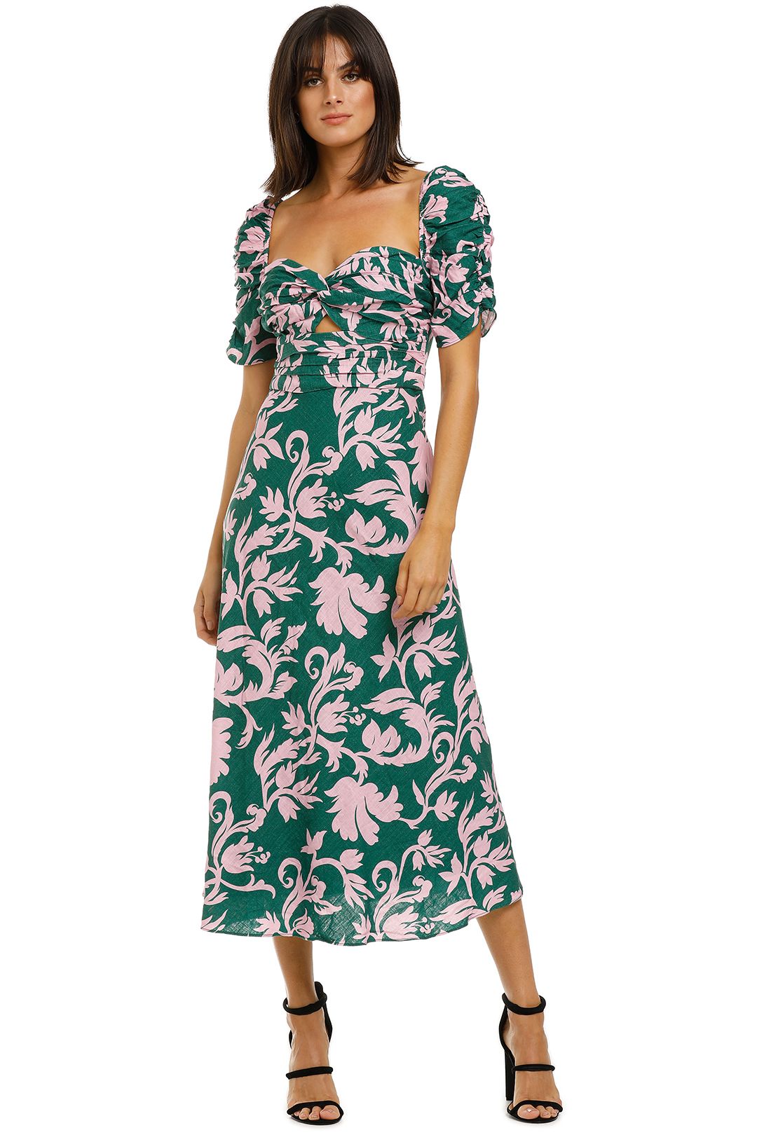 Coast jade outlet lace midi dress