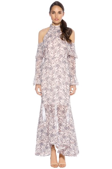 Lovers Holiday Gown - Wallpaper Floral by Keepsake for Rent