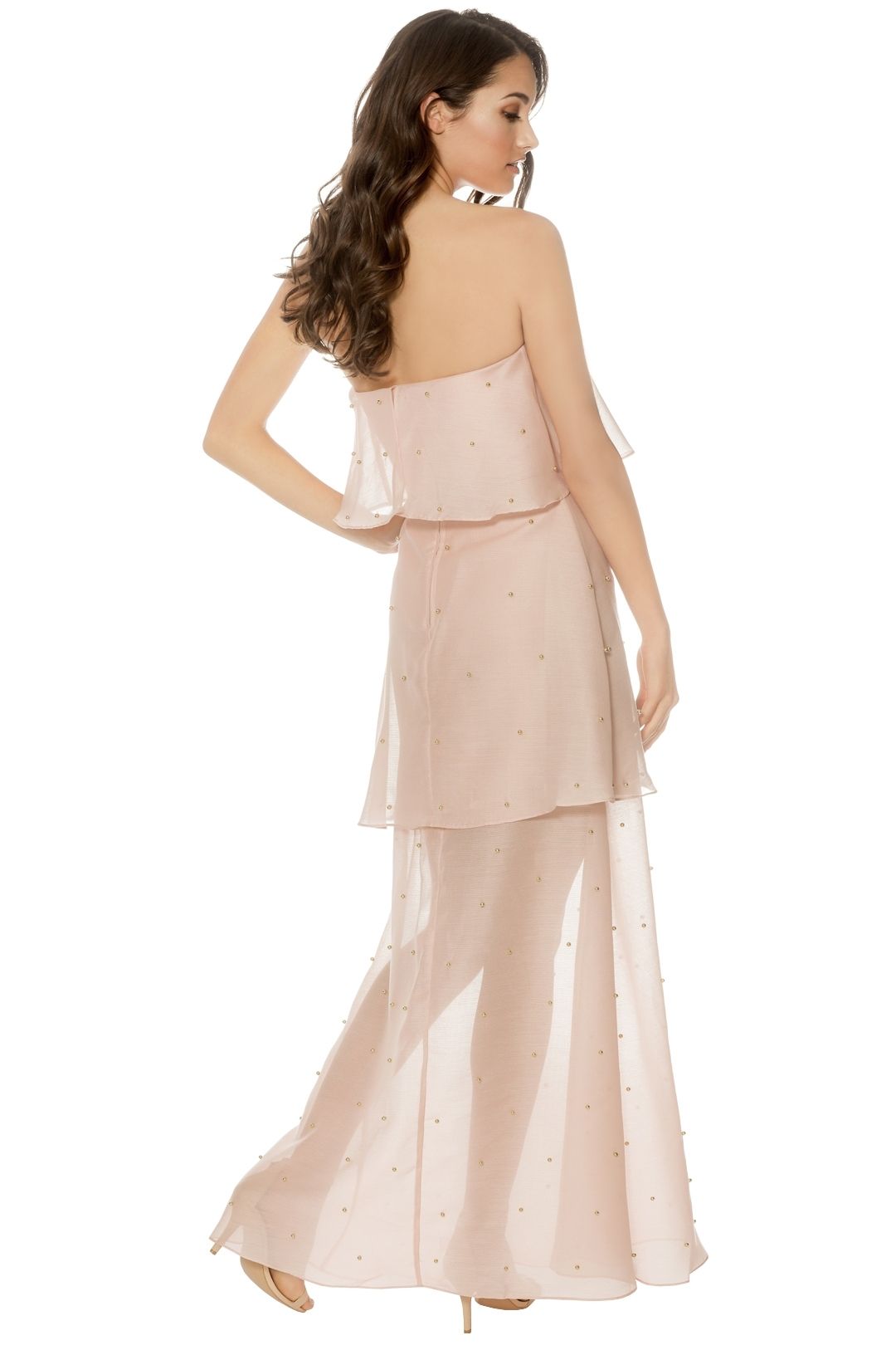 Call Me Gown in Blush by Keepsake for Rent GlamCorner