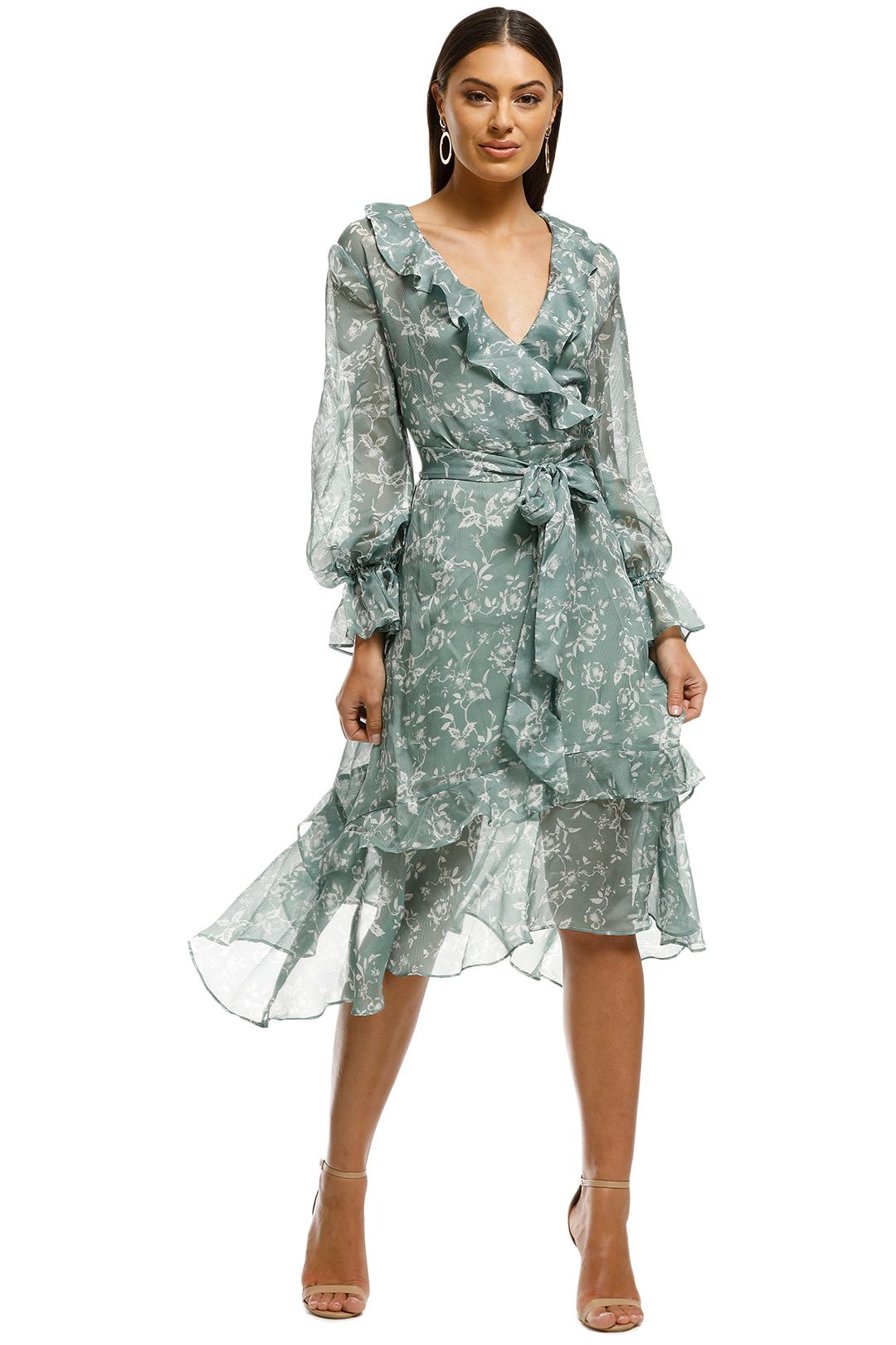 keepsake green dress Keepsake The Label Dresses | Women's Stolen Hearts Mini Dress In Emerald | Color: Blue/Green | Size: Xs main image 1
