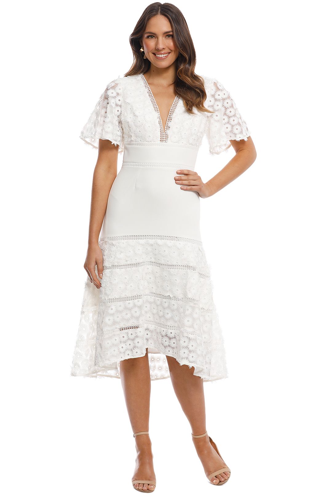 Keepsake mirrors midi dress 2025