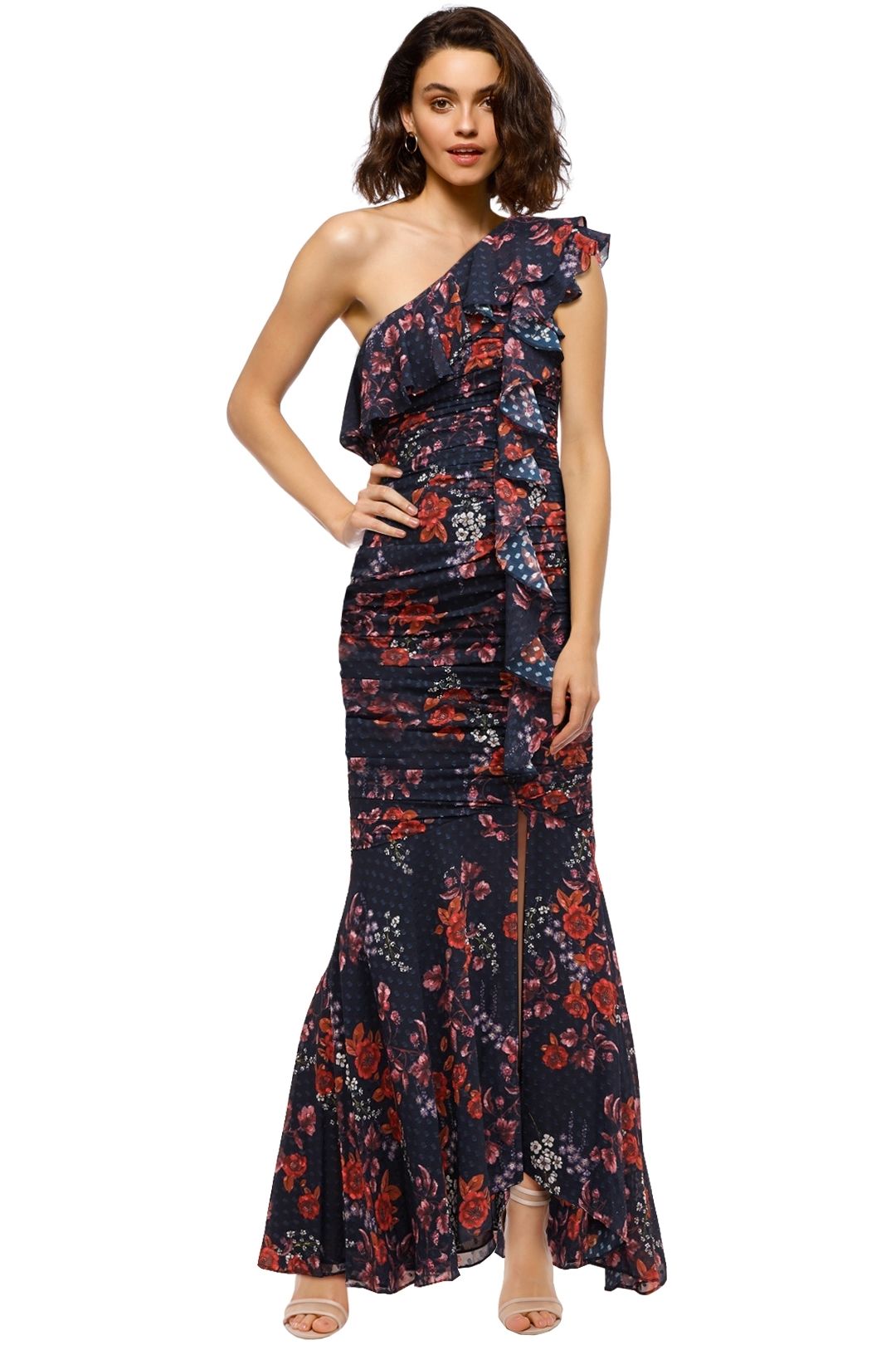 Need You Now Gown Navy Floral