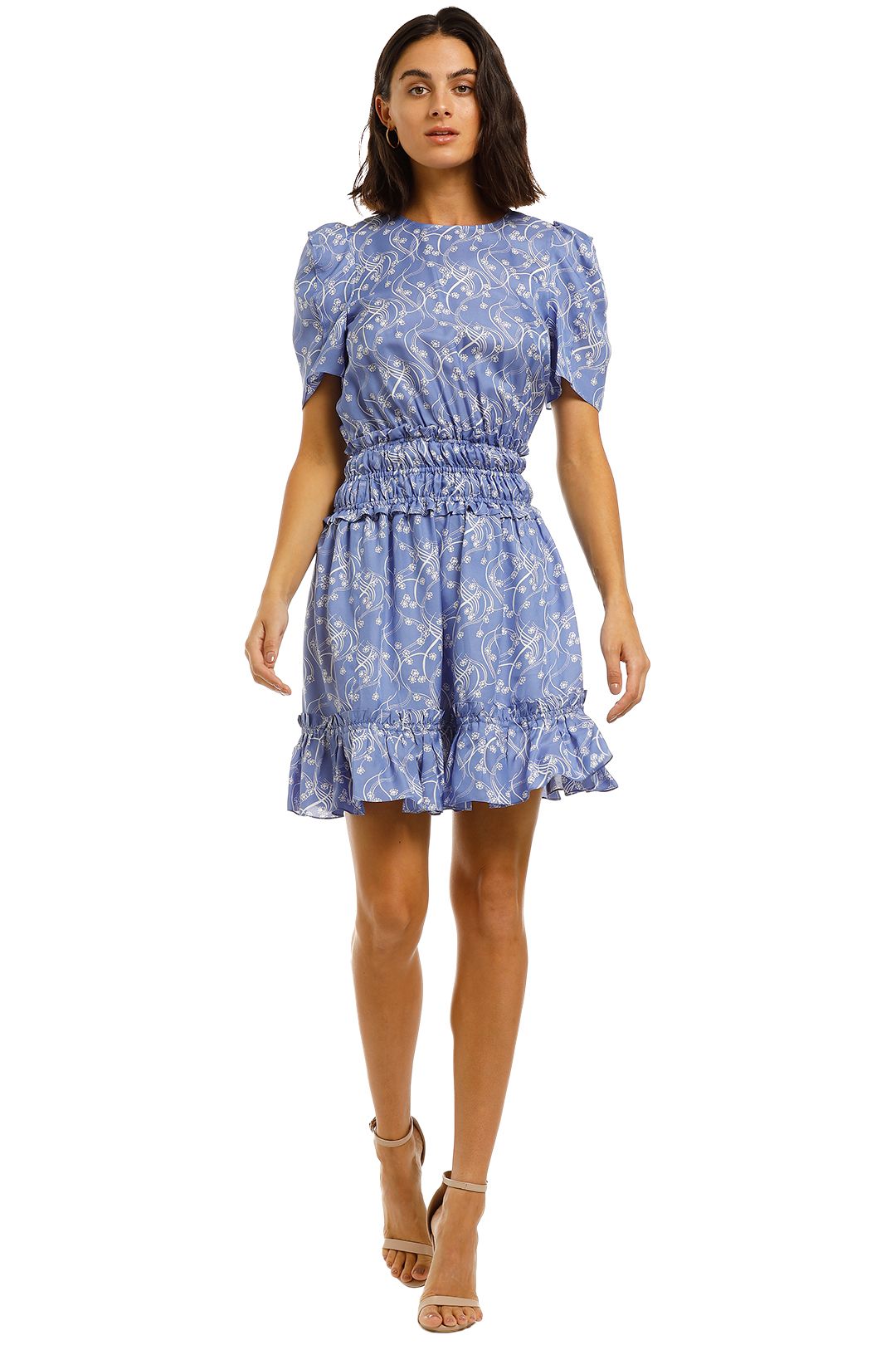 Kenzo-Soft-Flare-Smocking-Dress-Front