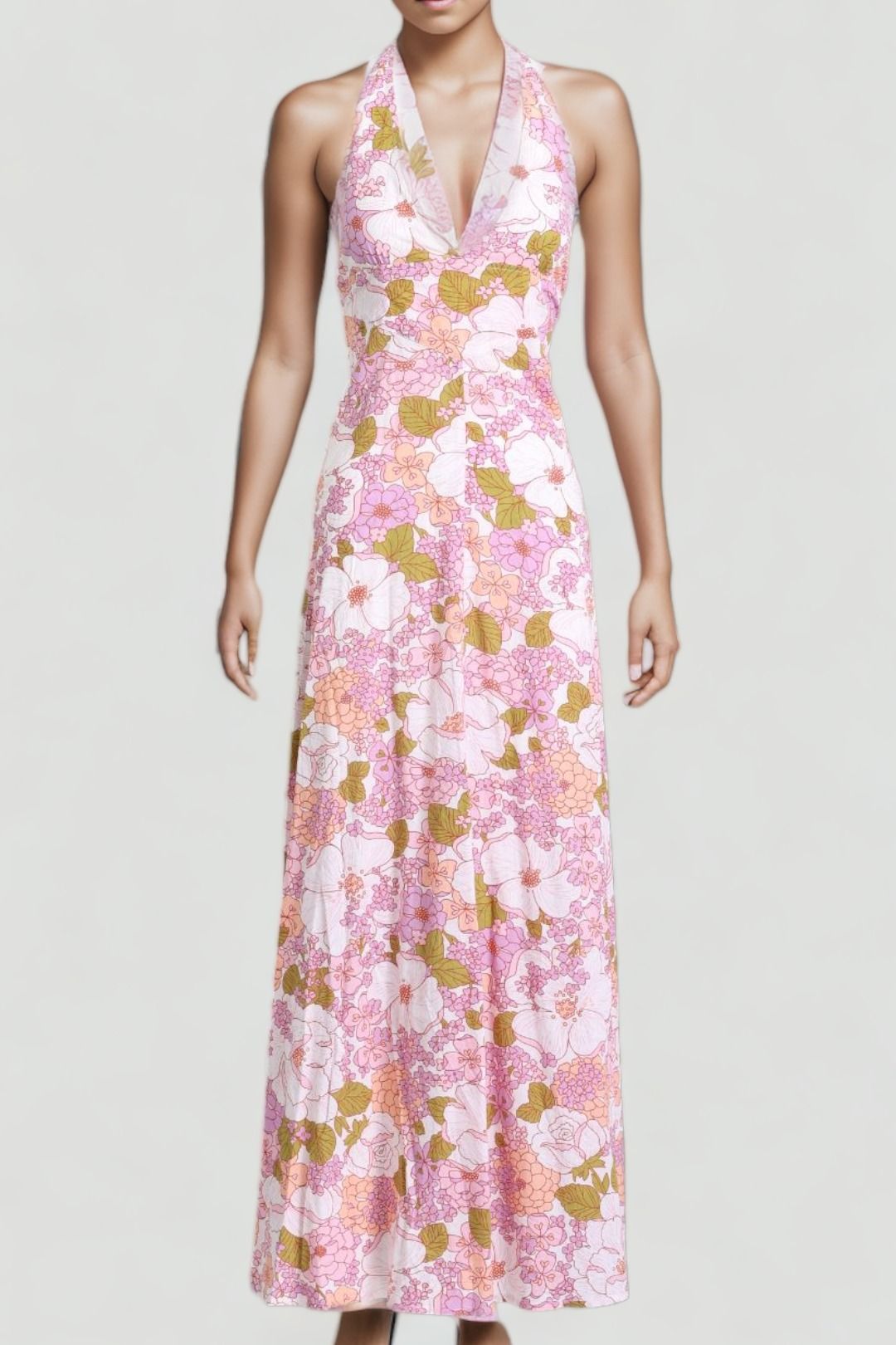 By johnny zinnia slip midi dress hot sale
