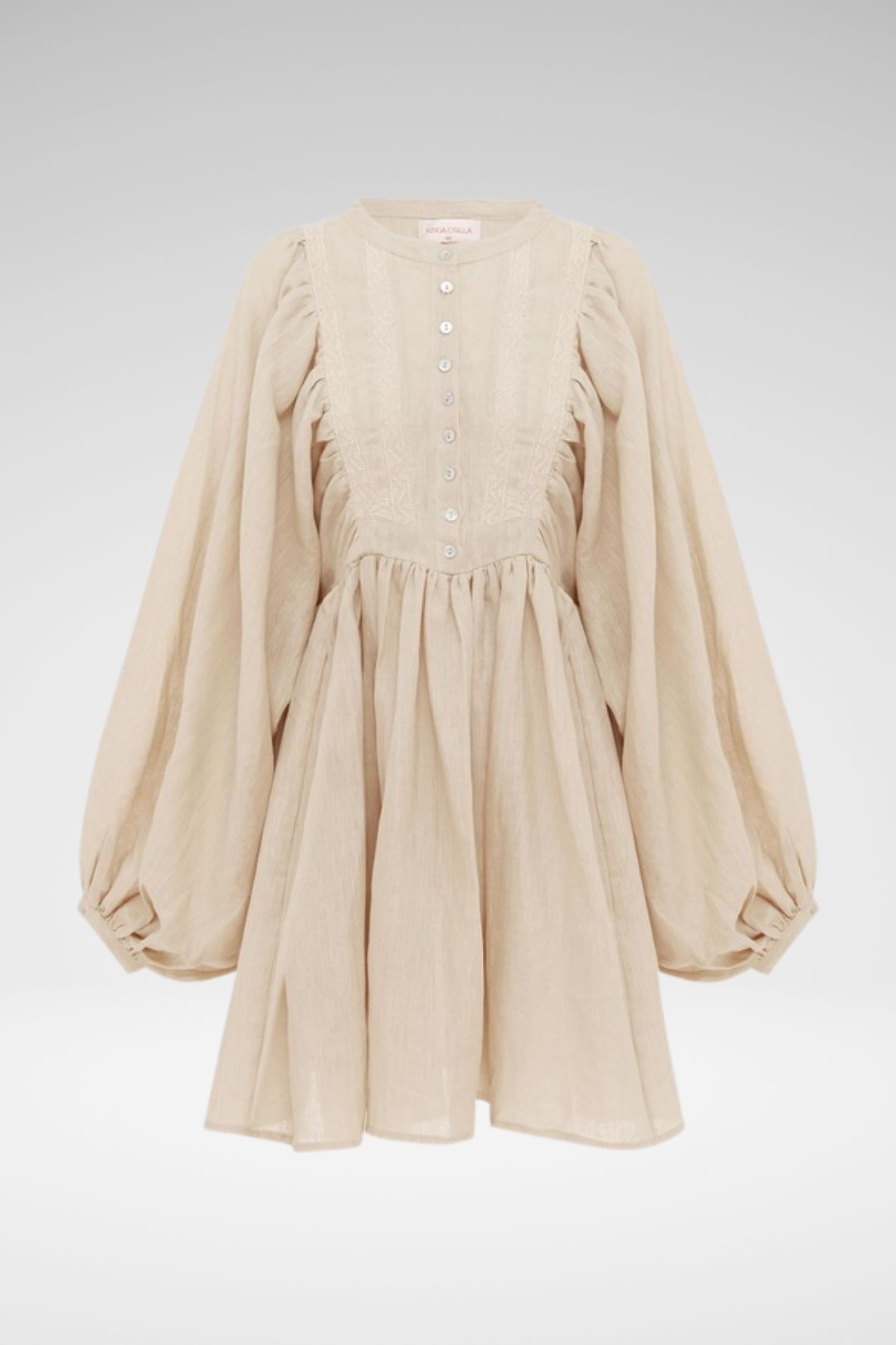 Kinga Csilla Java Mascali Mini Dress