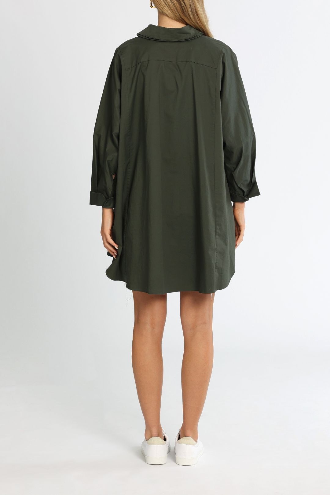 Kinney Bianka Shirt Olive Long Length