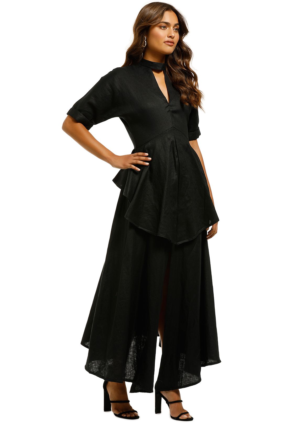 Anthropocene Two Way Dress in Black by KITX for Hire | GlamCorner