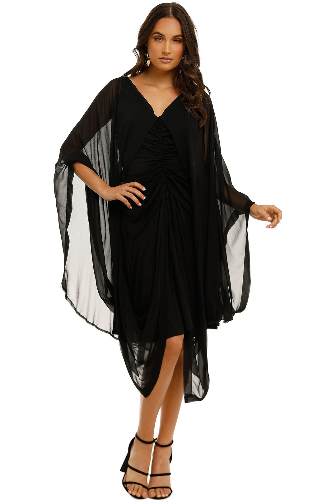 KITX-The-Fellowship-Cape-Drape-Black-Front
