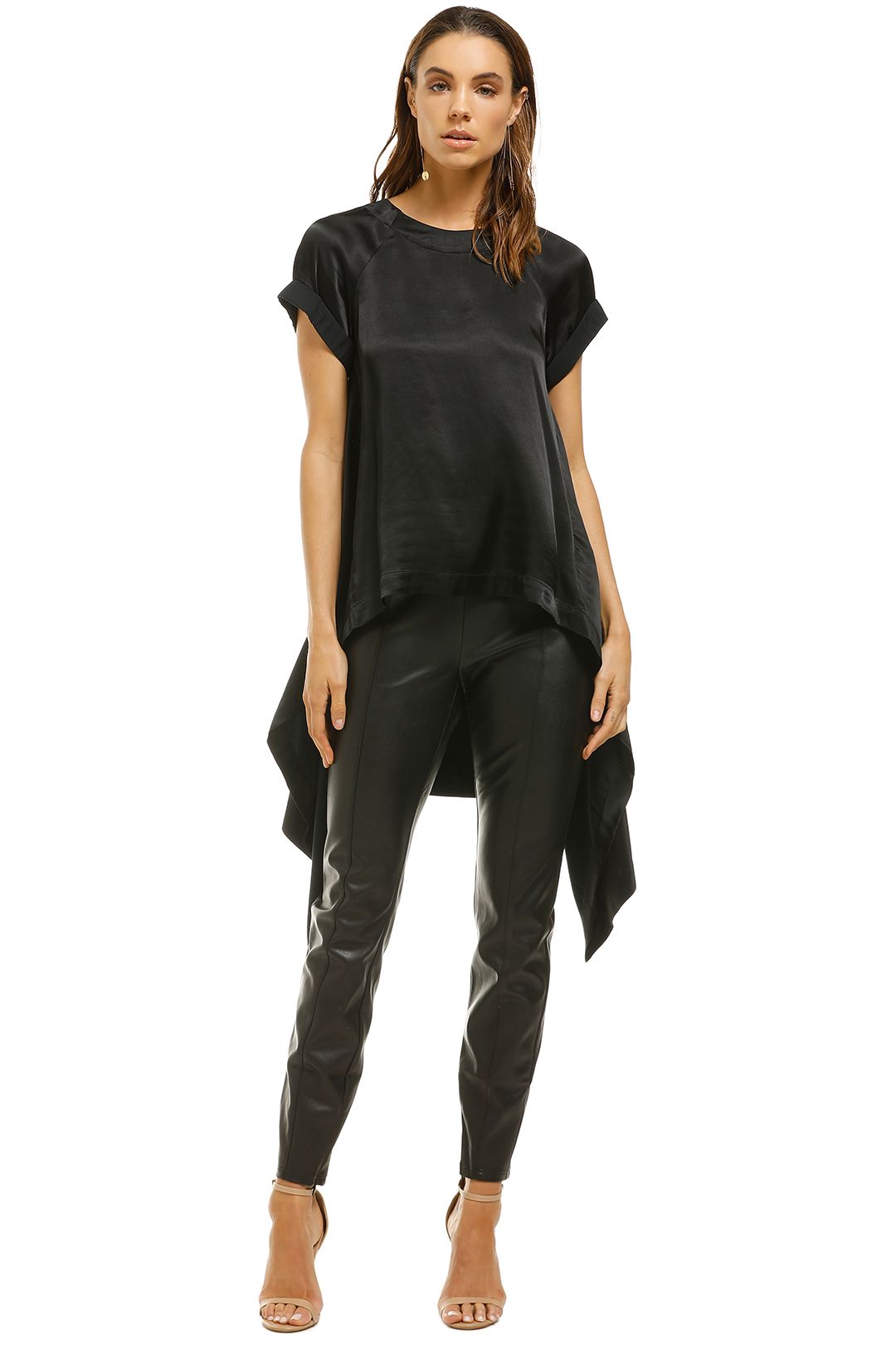 KITX - muse moment raglan top - Black - Front