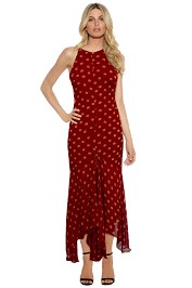 KITX - Silk Crinkle Dress - Red - Front