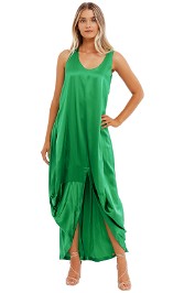 KITX Float Dress Green scoop