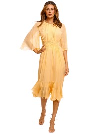 KITX Georgette Dress yellow