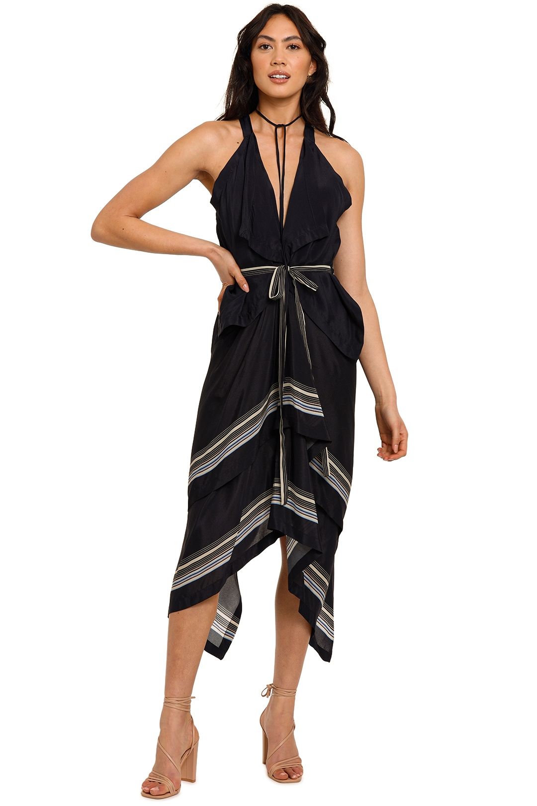 knee length dresses for ladies Lady Boss Knit Mini Dress Black