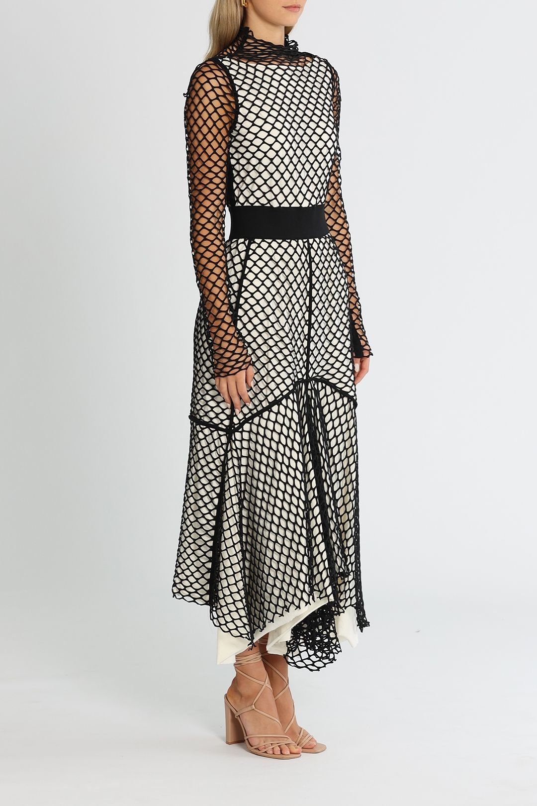 Hire Net Dress in Black KITX GlamCorner