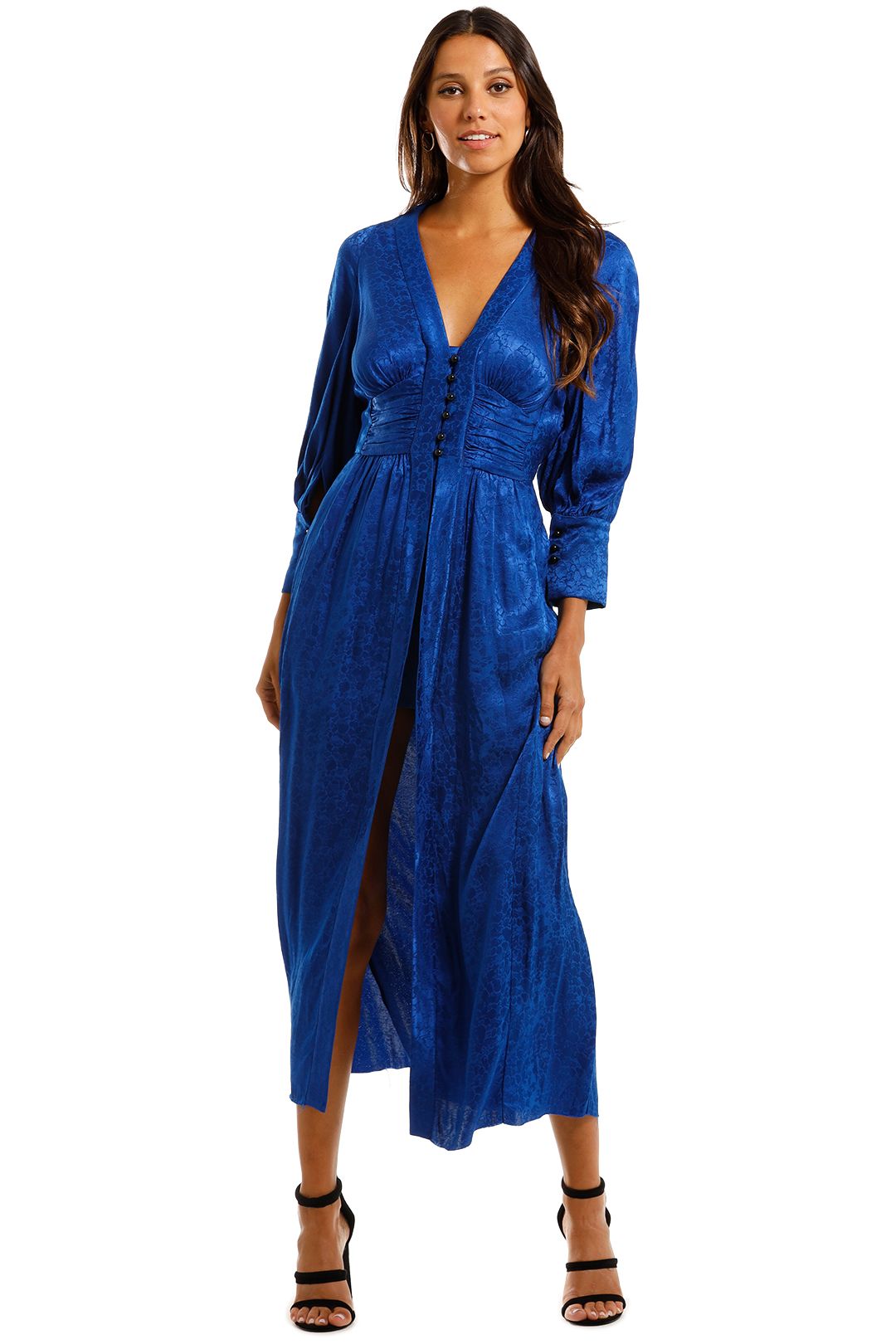 KITX Slinky Dress Blue Maxi Dress