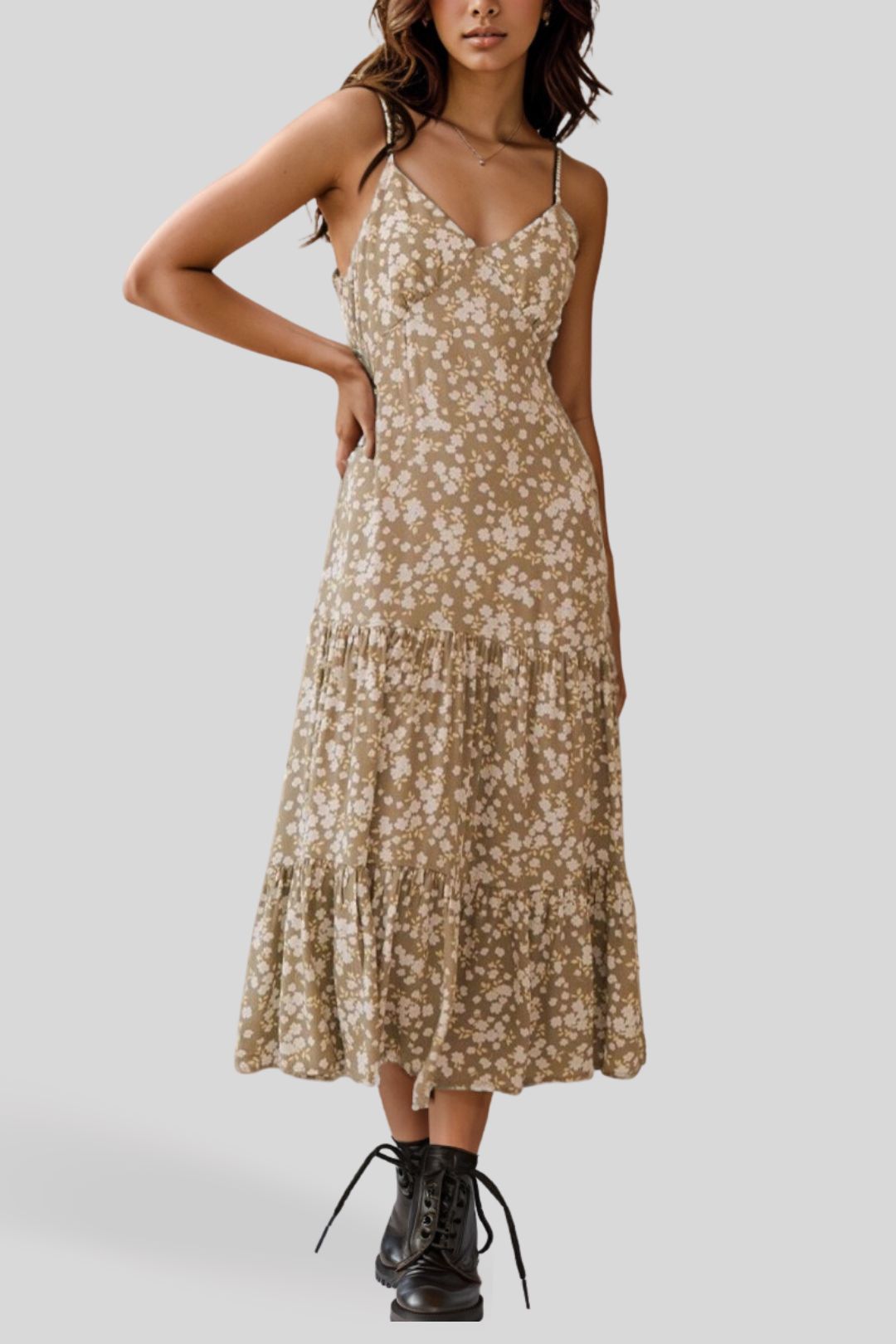 Kivari Malia Strappy Midi Dress