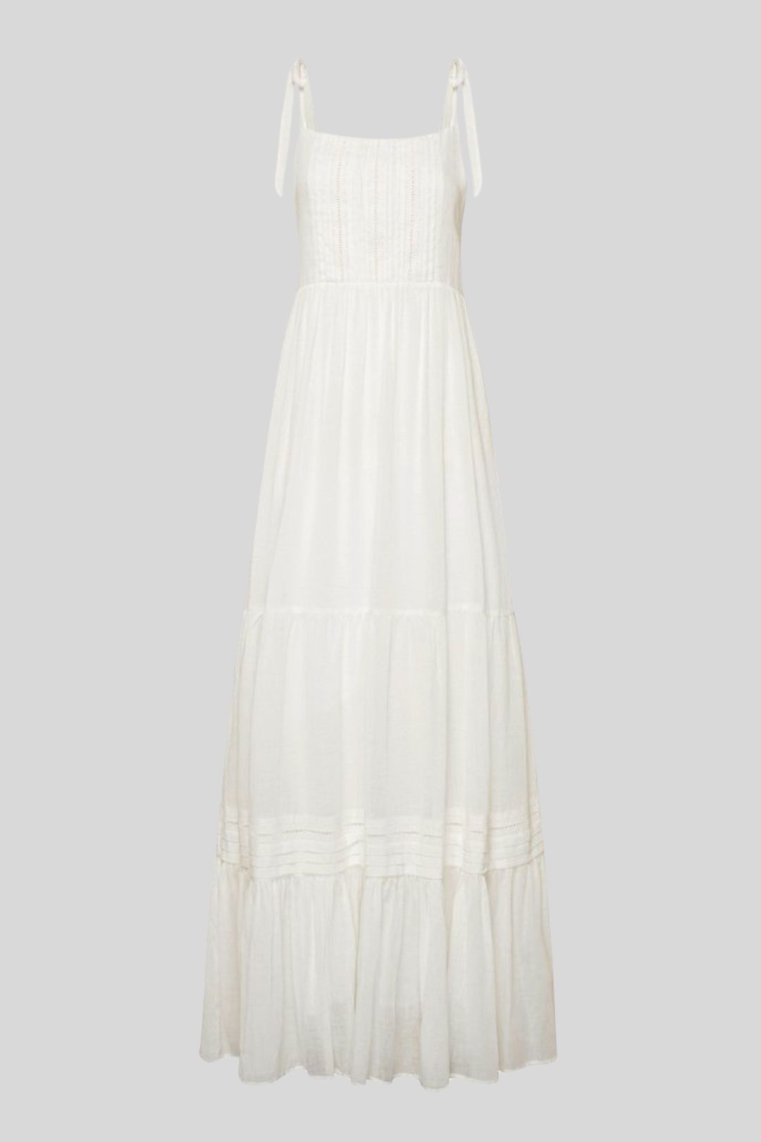 Todos Lace Maxi Dress White
