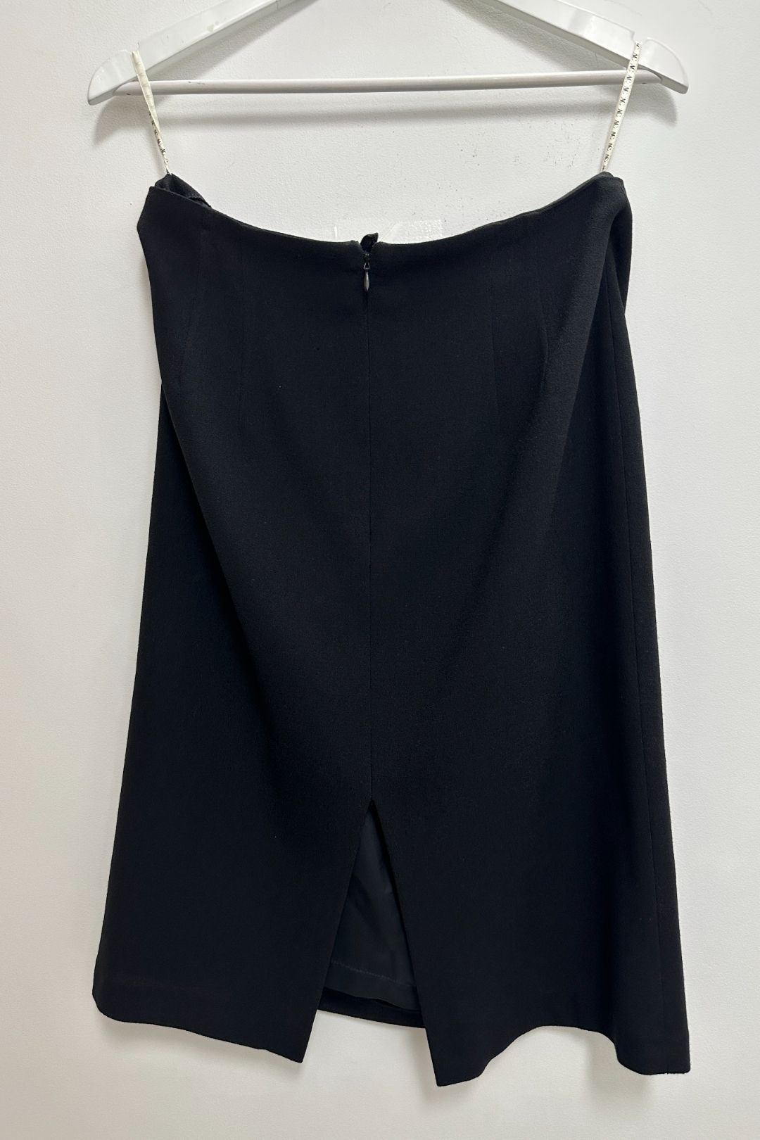 Knee Length Pencil Skirt in Black