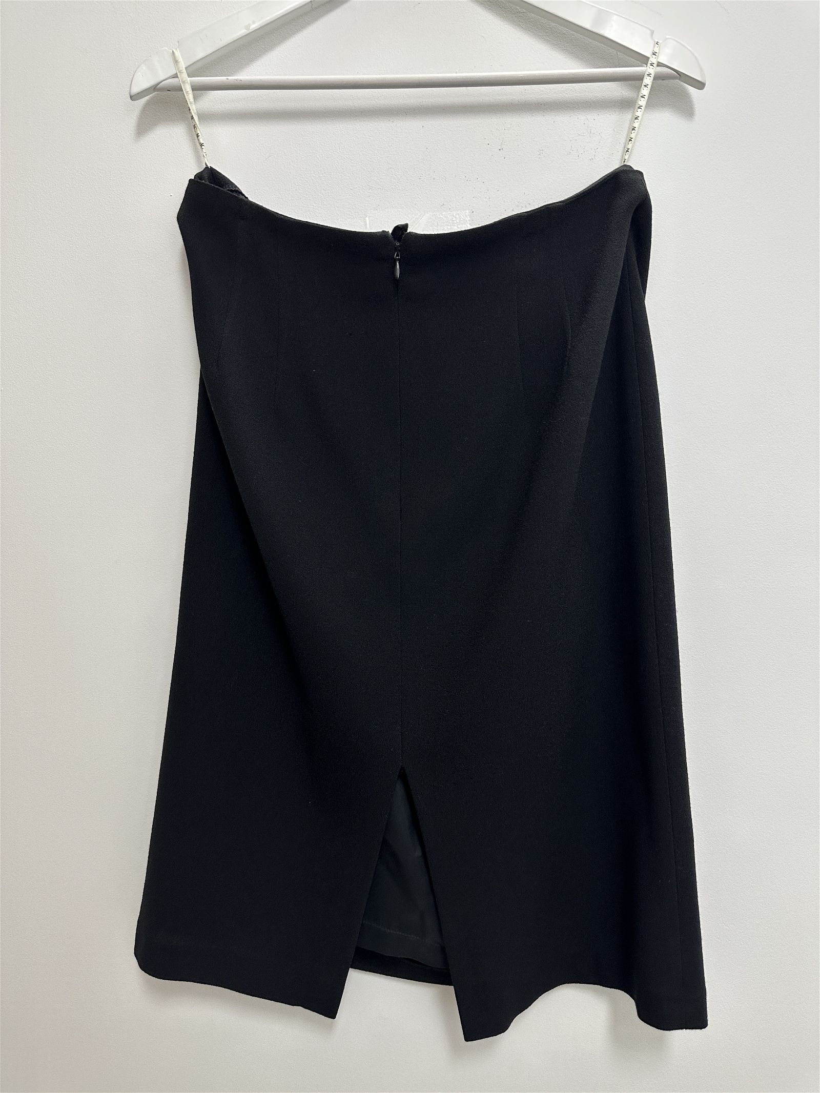 Knee Length Pencil Skirt in Black
