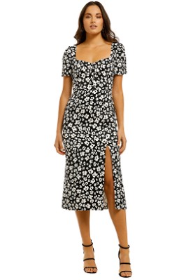 long short sleeve dress Long Formal Dress with Short Puff Sleeves