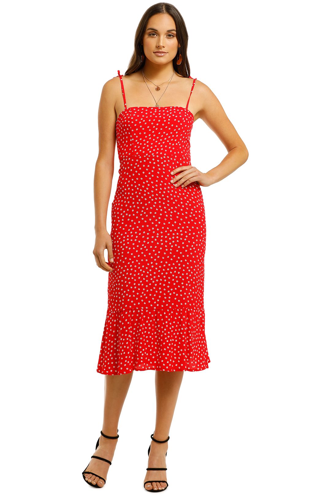Kookai-Patrice-Tie-Dress-Multi-Front