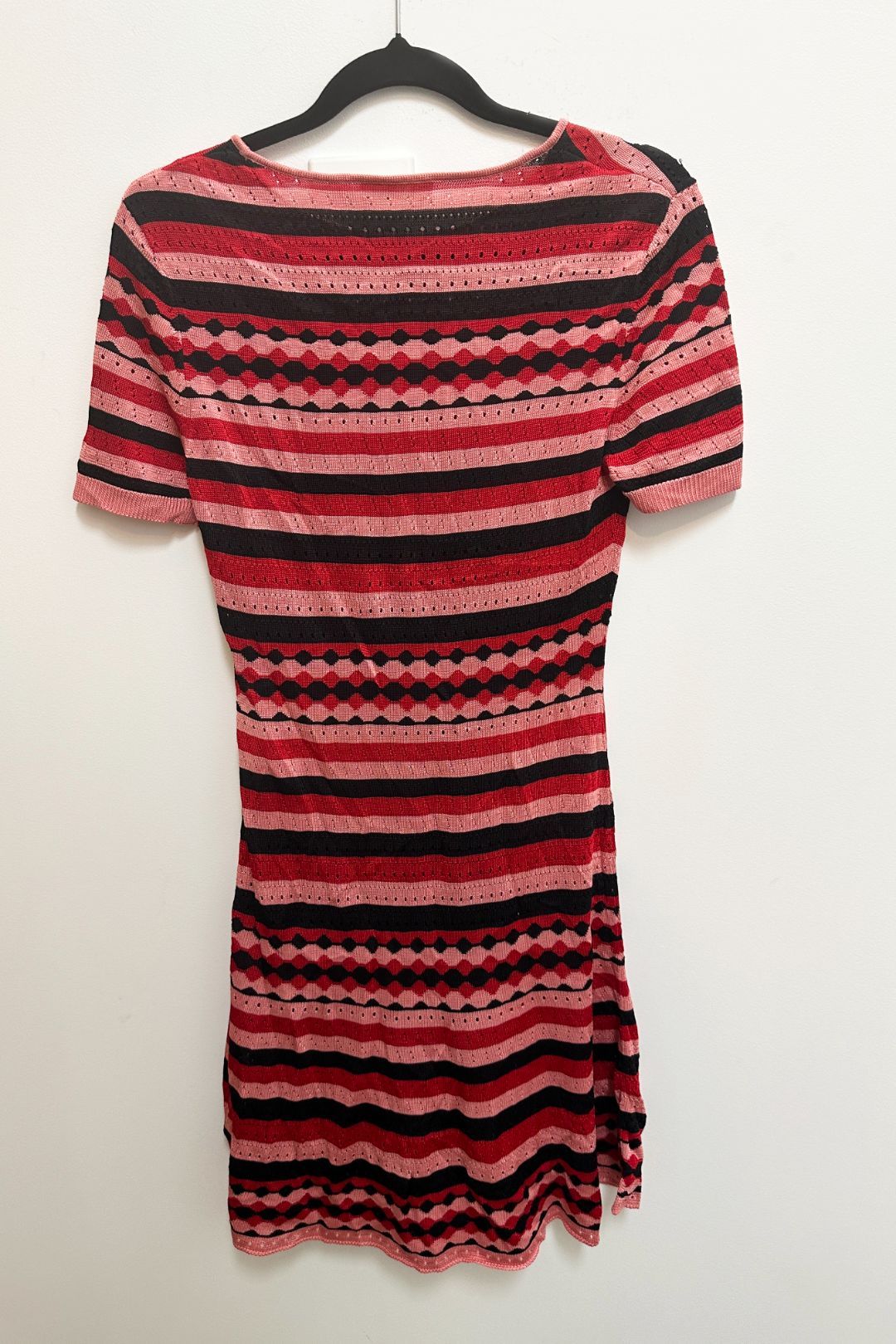 Kookai Majorca Fitted Knit Striped Dress in Multi