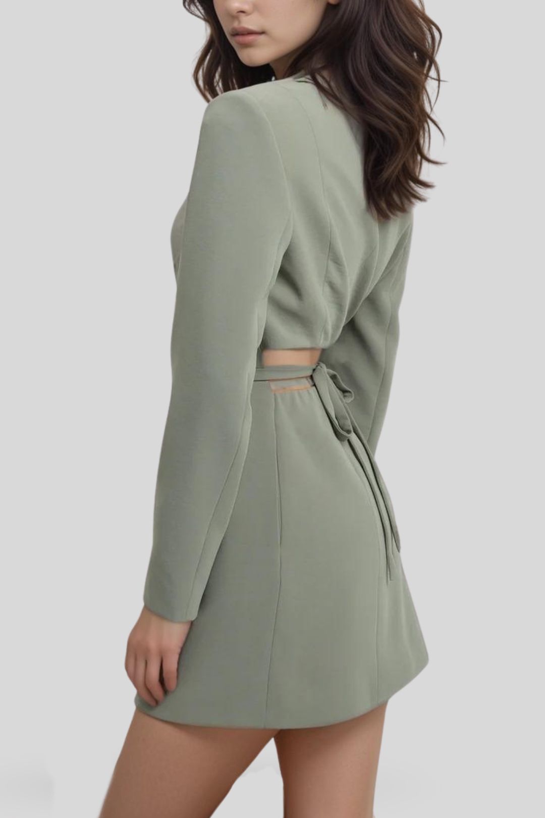 Alpha Suit Dress - Agave Green
