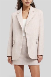 Kookai - Darcy Curved Blazer - Almondine