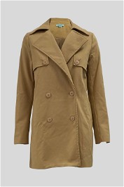 Kookai - Double Breasted Camel Trench