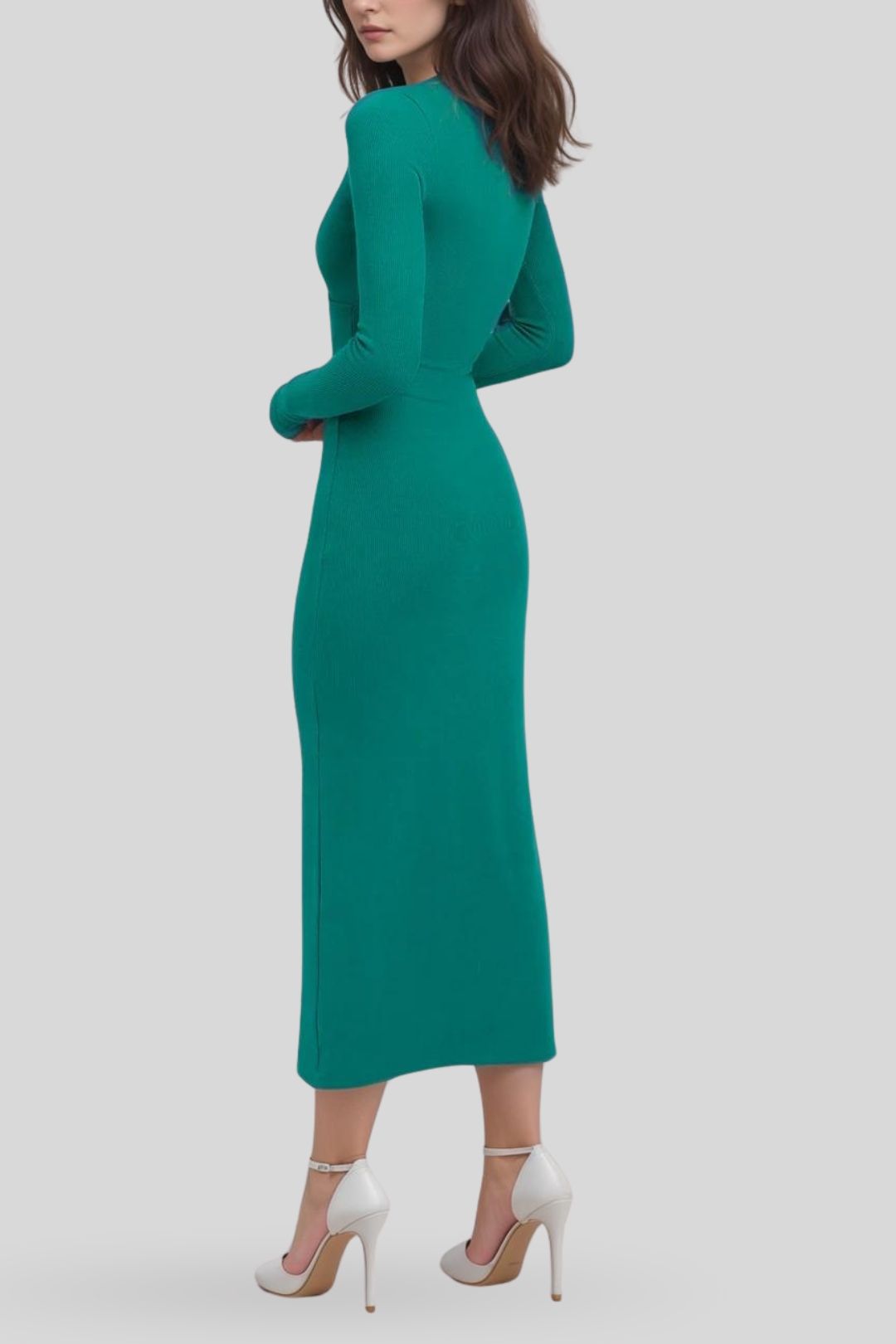 Hire Georgia Midi Dress in Teal Blue | Kookai | GlamCorner Hire Georgia Midi Dress in Teal Blue | Kookai | GlamCorner