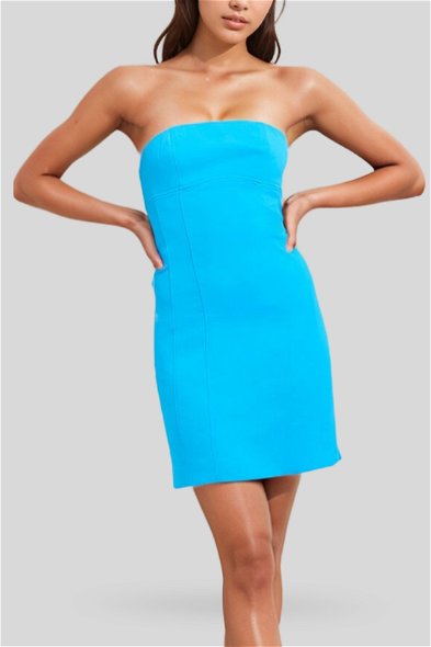 knee length dresses for ladies Kookai Oyster low back island green mini – Hire Me AU main image 1