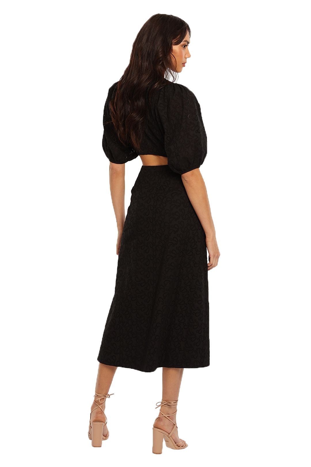 white christmas dresses Rent French Connection Esse Broderie Cut Out Midi Dress main image 0