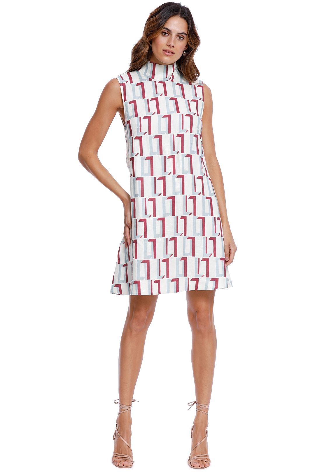 LEO LIN Back Knot Mini Dress