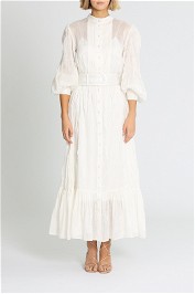LEO LIN Cambridge Dress White Maxi