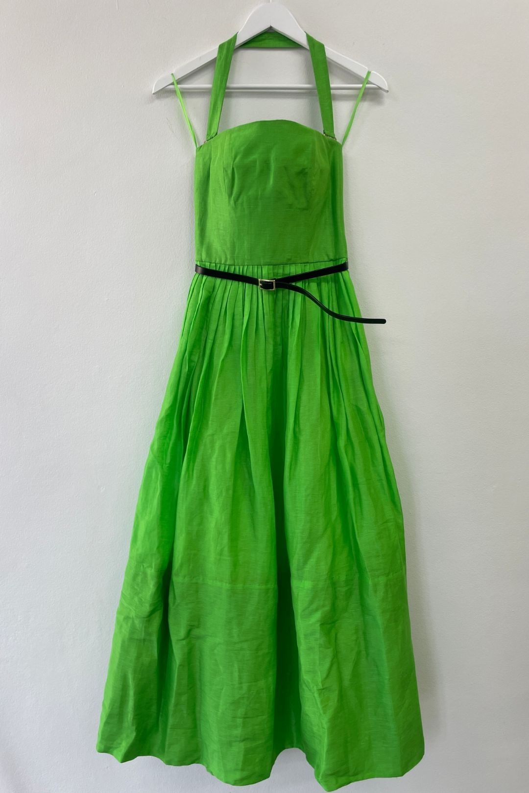 Buy Citron Linen Maxi Dress | LEO LIN | GlamCorner Buy Citron Linen Maxi Dress | LEO LIN | GlamCorner