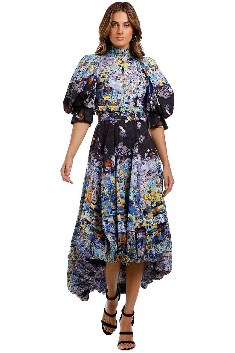 Hire Flower Garden Dress | LEO LIN | GlamCorner