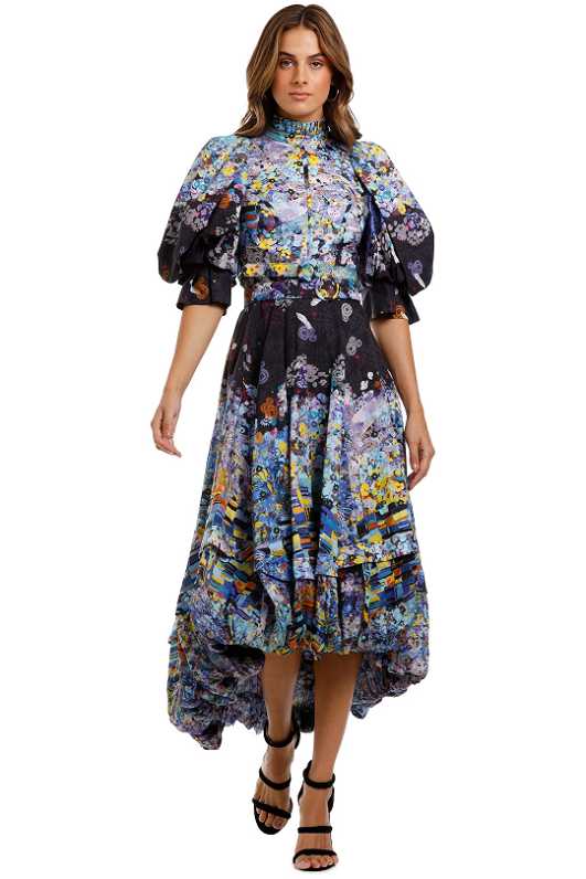 Hire Flower Garden Dress | LEO LIN | GlamCorner