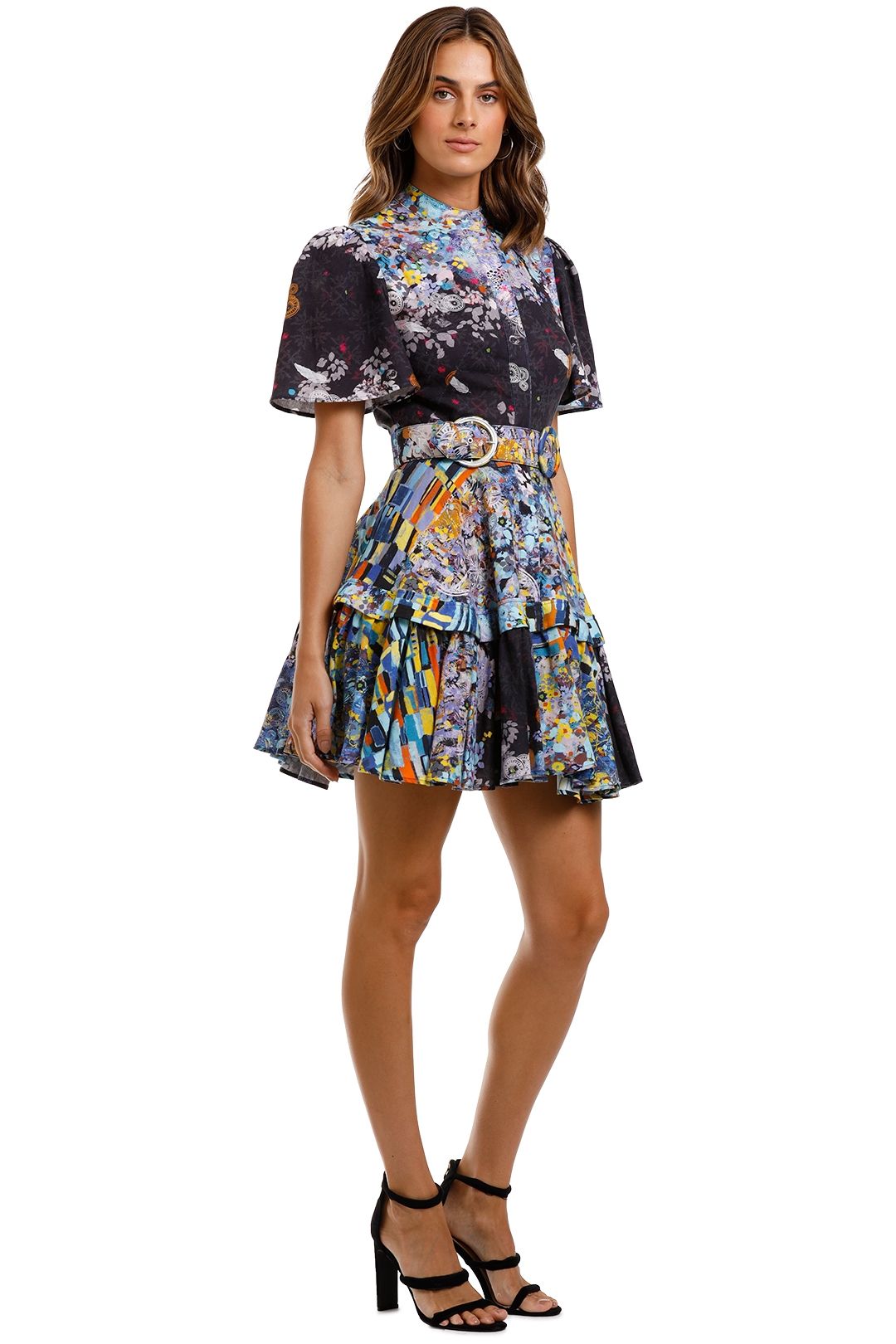 Hire Flower Garden Short Dress | LEO LIN | GlamCorner