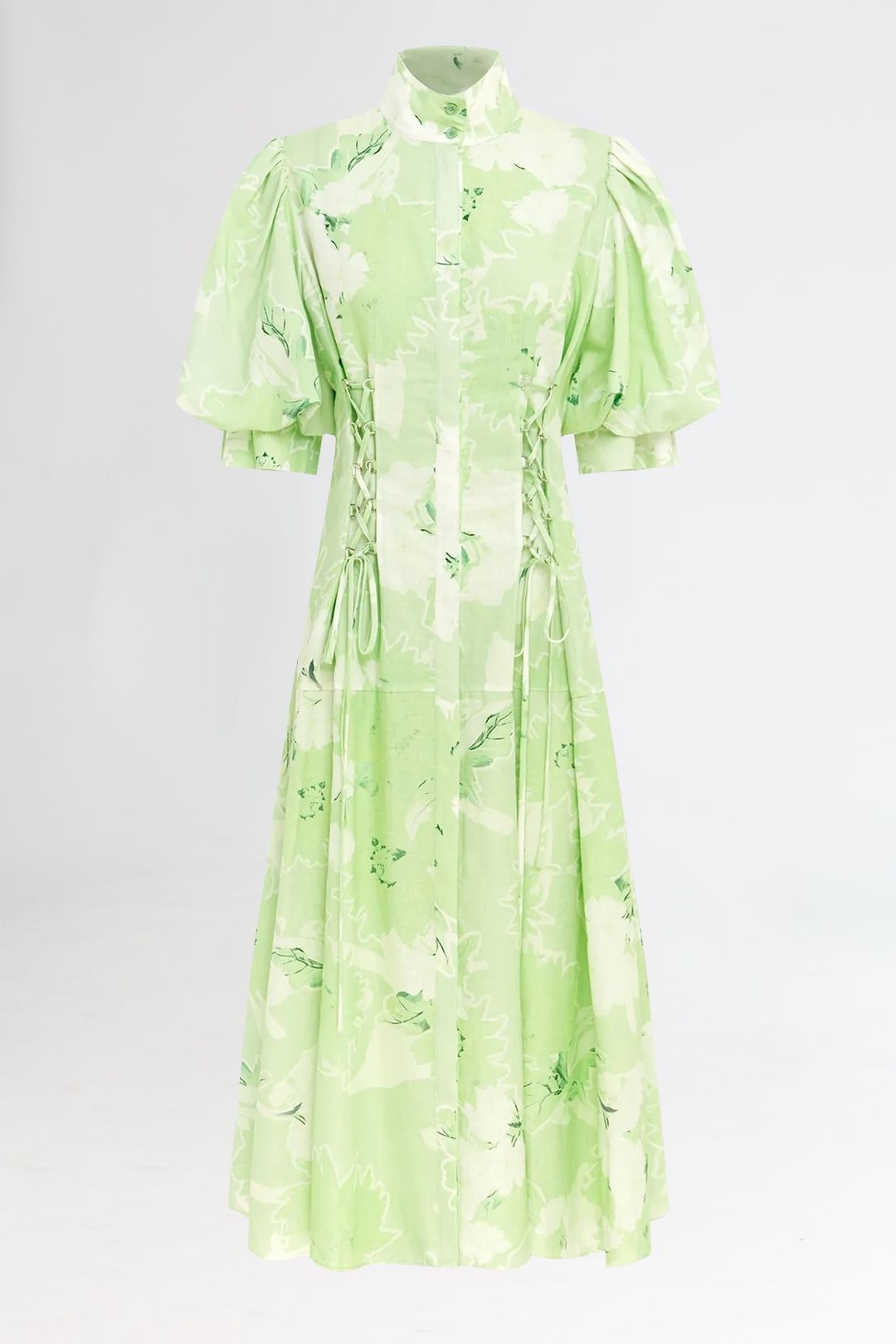 leo lin green dress Jaclyn Draped Floor Length Dress