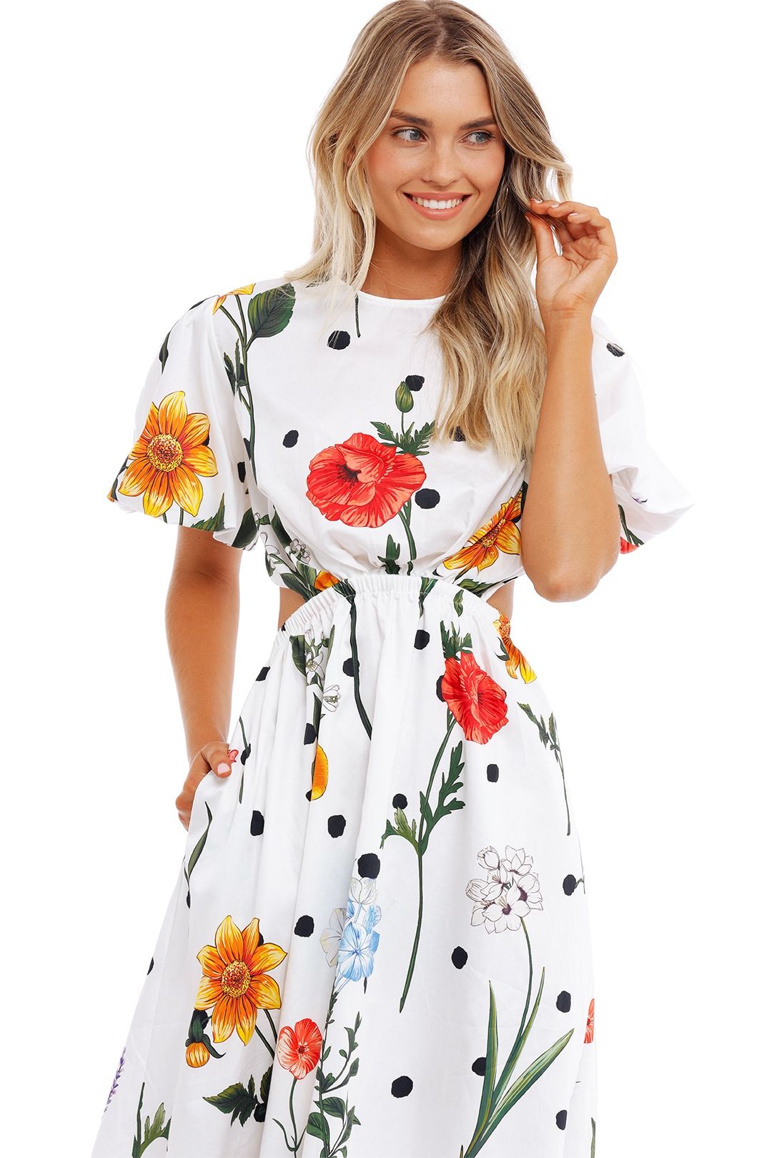 Hire La Flor Dress in Multi | LEO LIN | GlamCorner