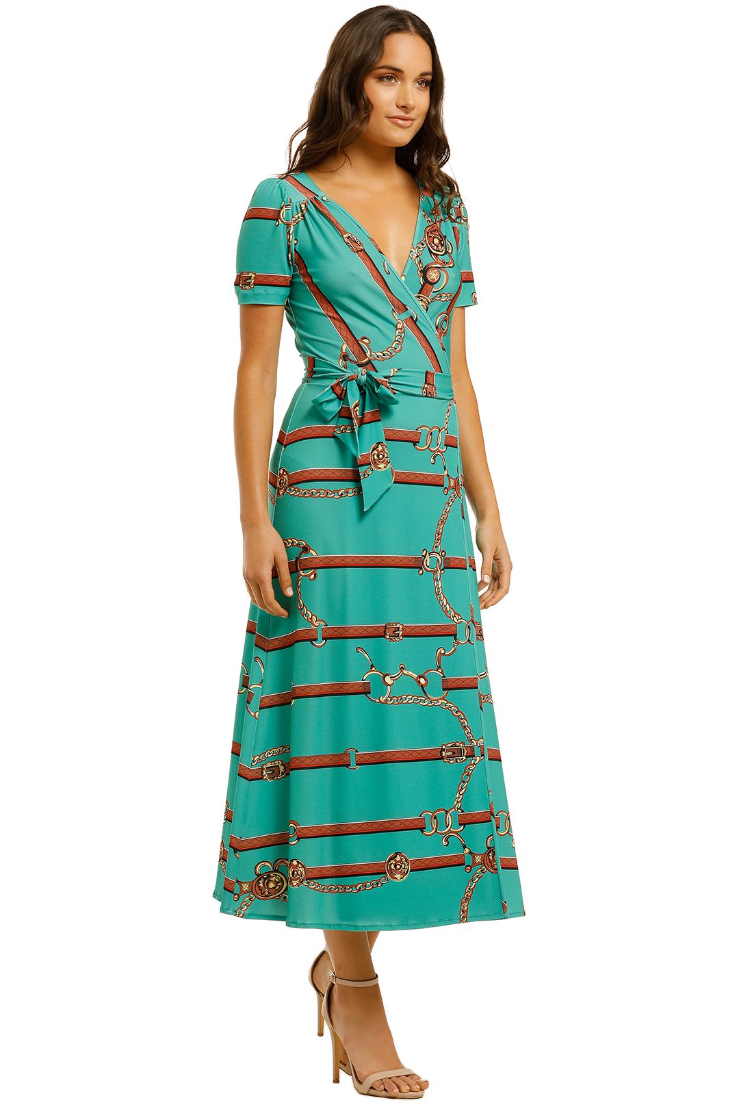 chinese dress ladies Jolie 'Lakeview Cottage' Maxi-Line Dress