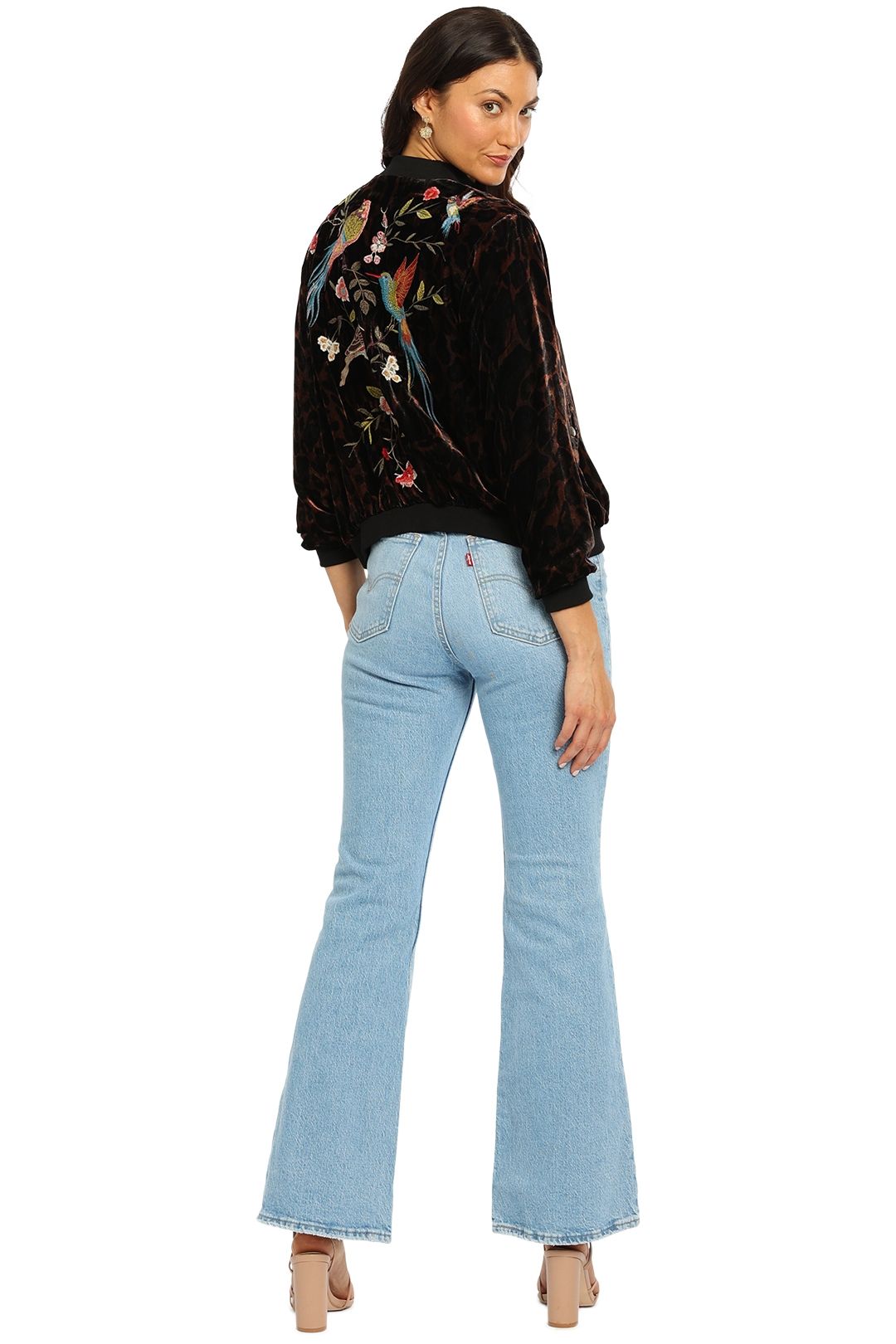 johnny was ginger silk blouse