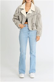 Levi's Ex Boyfriend Sherpa Jacket Blue