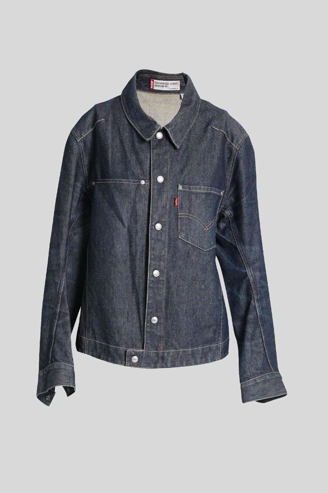 Levi's Long Sleeve Denim Jacket in Dark Blue