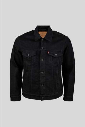 Buy Trucker Jacket in Black Levi's GlamCorner