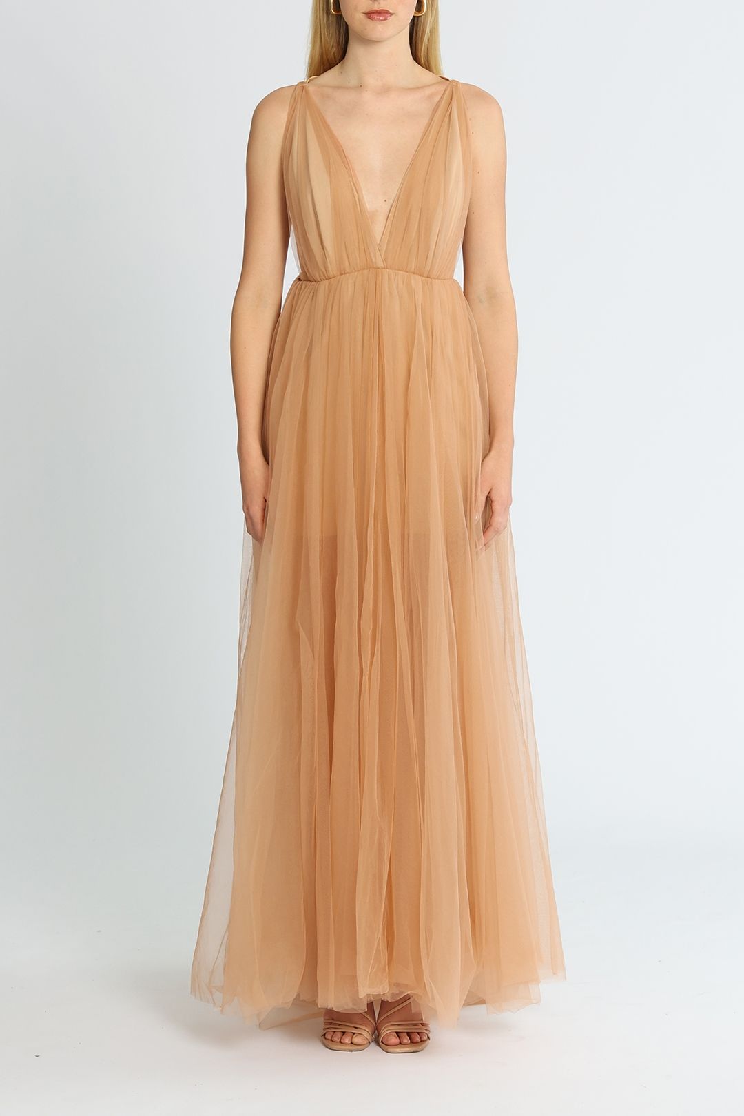 Lexi Amalie Dress  Apricot